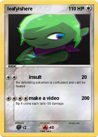 Pokemon leafyishere