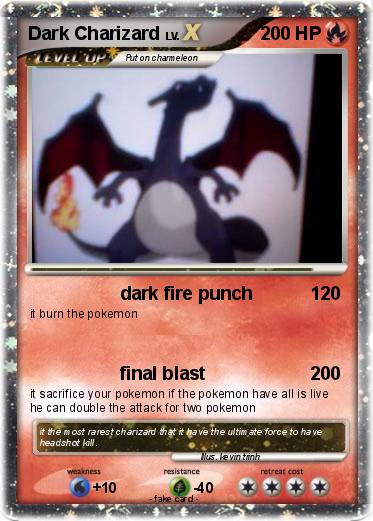 Pokemon Dark Charizard