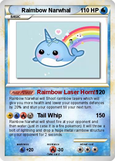 Pokemon Raimbow Narwhal