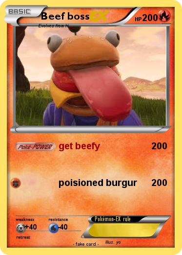 Pokemon Beef boss