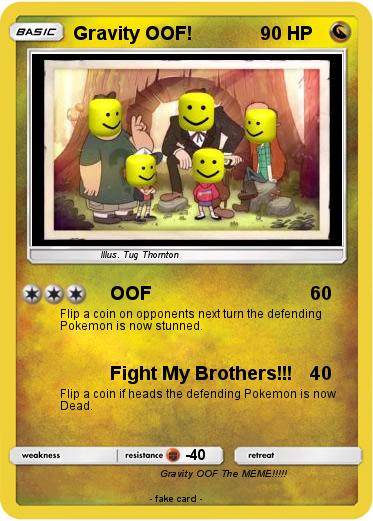 Pokemon Gravity OOF!