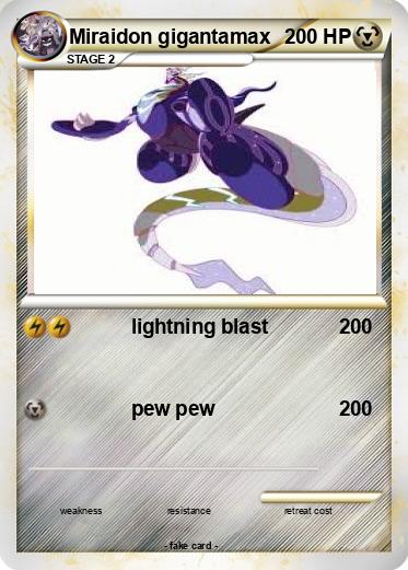 Pokemon Miraidon gigantamax