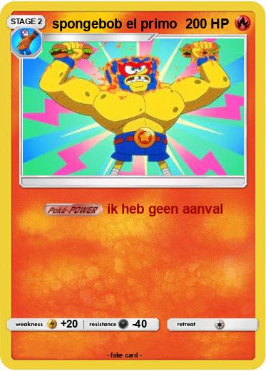 Pokemon spongebob el primo