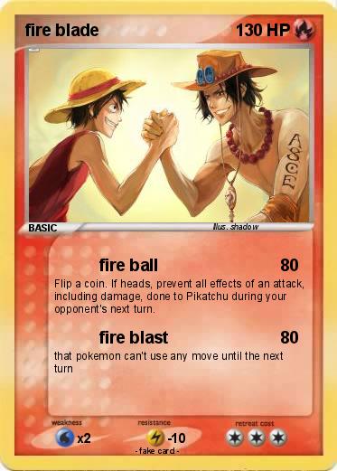 Pokemon fire blade