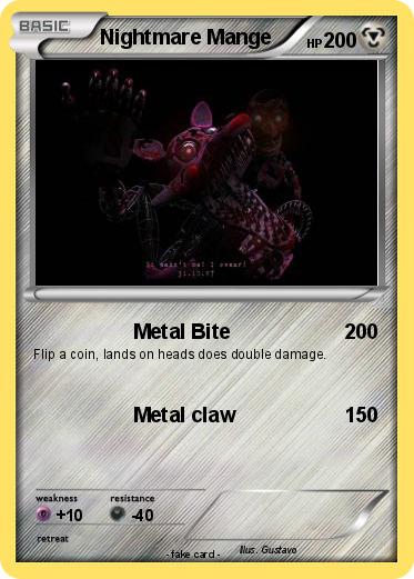 Pokemon Nightmare Mange