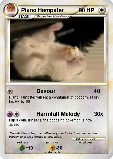 Pokemon Piano Hampster