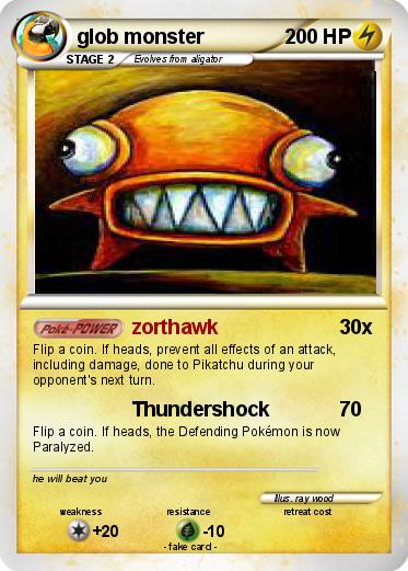 Pokemon glob monster