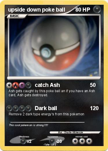 Pokemon upside down poke ball