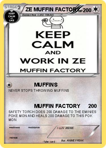 Pokemon ZE MUFFIN FACTORY