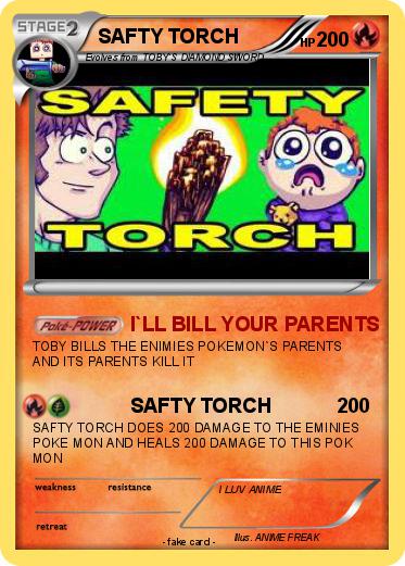 Pokemon SAFTY TORCH