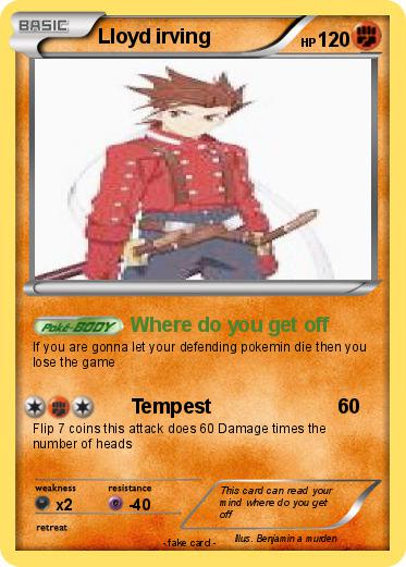Pokemon Lloyd irving