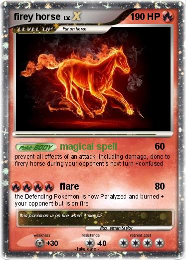 Pokemon firey horse
