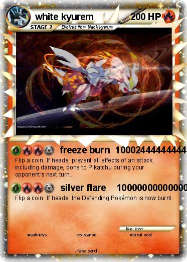 Pokemon white kyurem