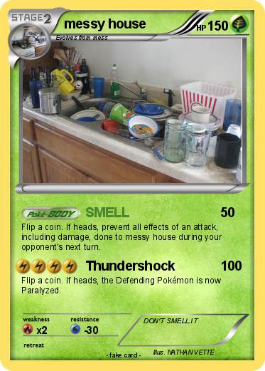 Pokemon messy house