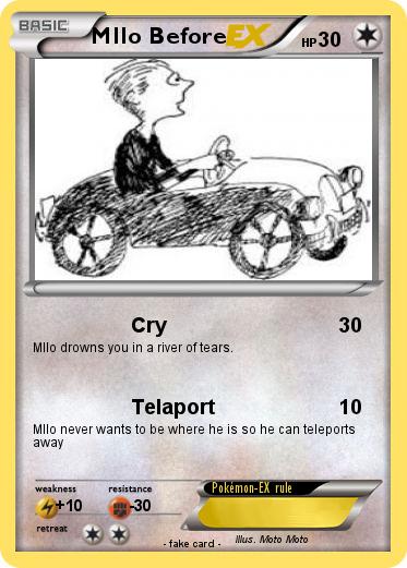 Pokemon MIlo Before
