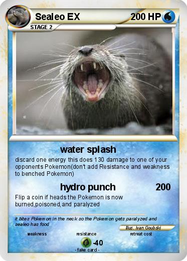Pokemon Sealeo EX