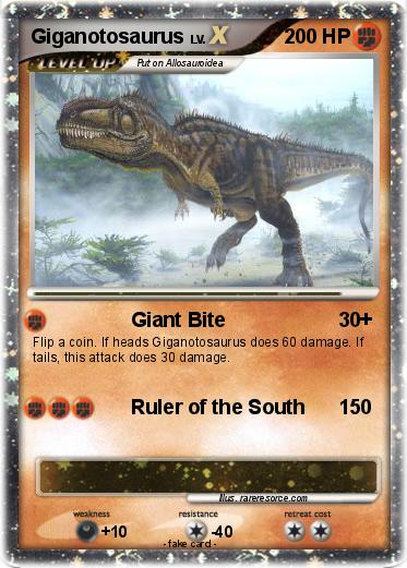Pokemon Giganotosaurus