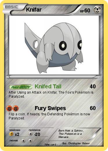 Pokemon Knifar