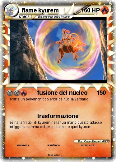 Pokemon flame kyurem