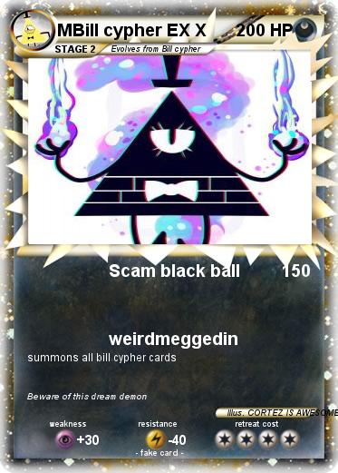 Pokemon MBill cypher EX X