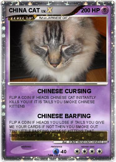 Pokemon CHINA CAT