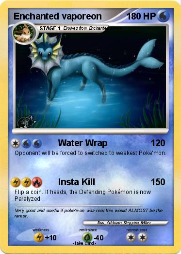 Pokemon Enchanted vaporeon