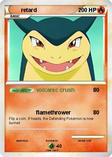 Pokemon retard