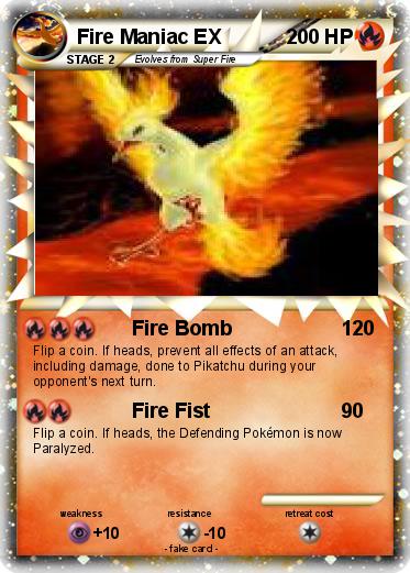 Pokemon Fire Maniac EX