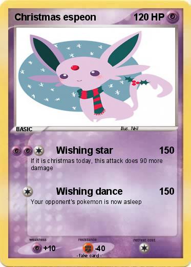 Pokemon Christmas espeon