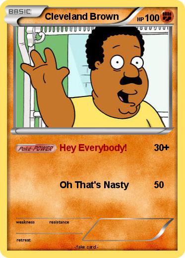 Pokemon Cleveland Brown