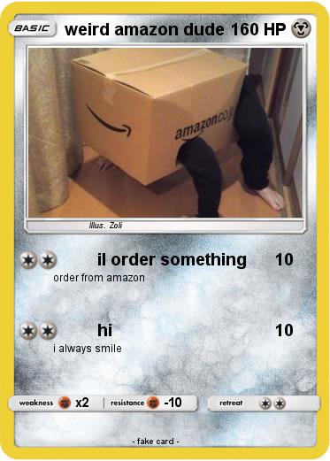 Pokemon weird amazon dude