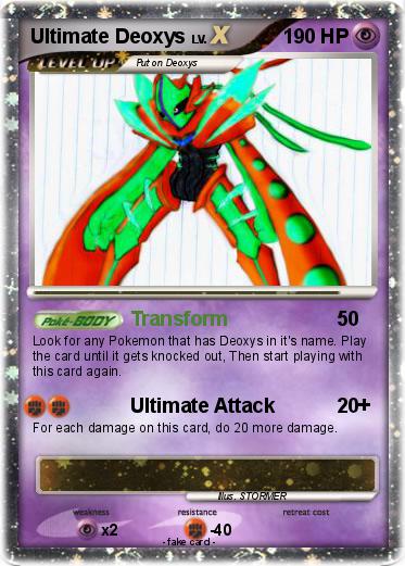 Pokemon Ultimate Deoxys