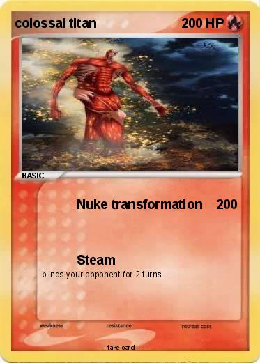 Pokemon colossal titan