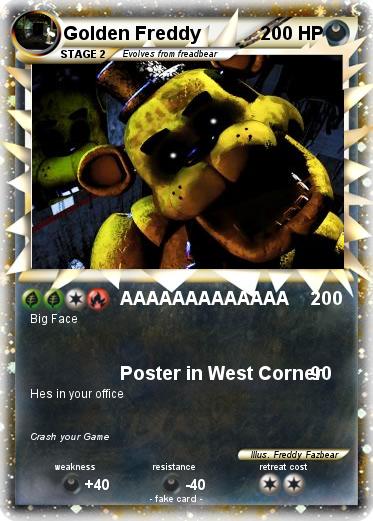 Pokemon Golden Freddy