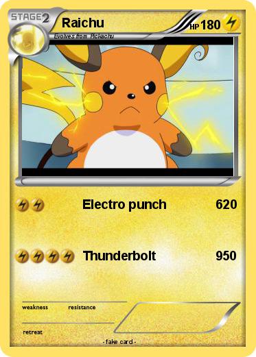 Pokemon Raichu