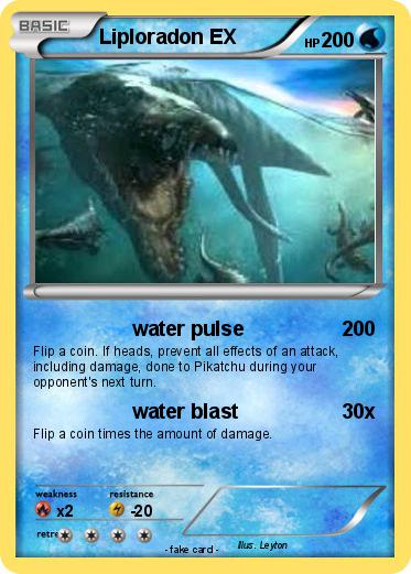 Pokemon Liploradon EX