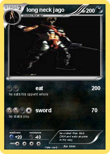 Pokemon long neck jago