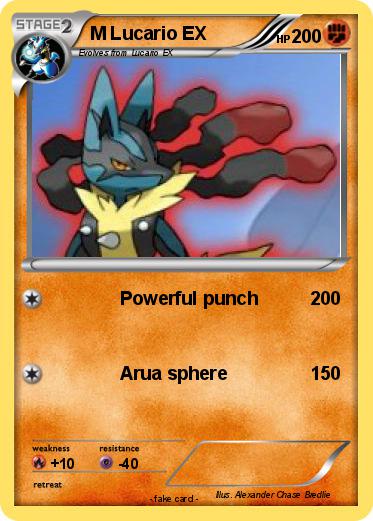Pokemon M Lucario EX