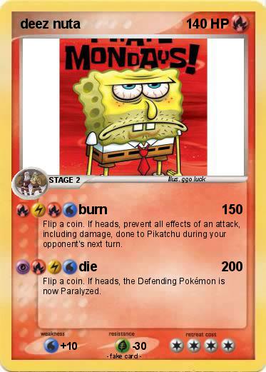 Pokemon deez nuta