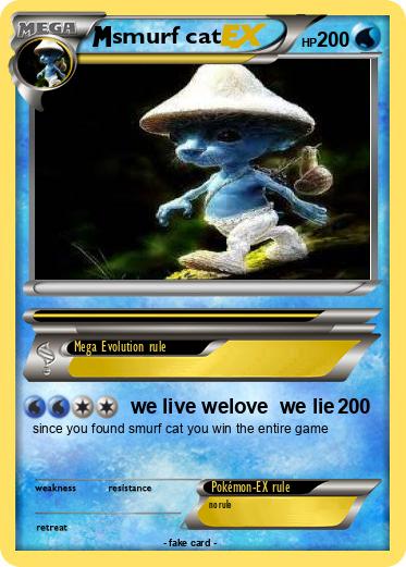 Pokemon smurf cat