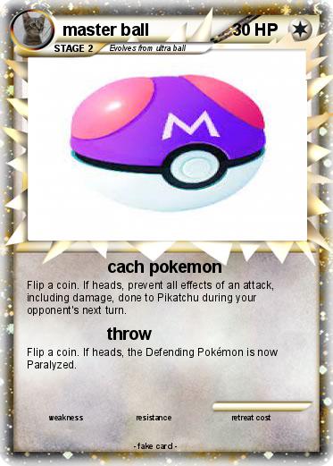Pokemon master ball