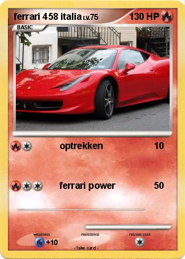 Pokemon ferrari 458 italia