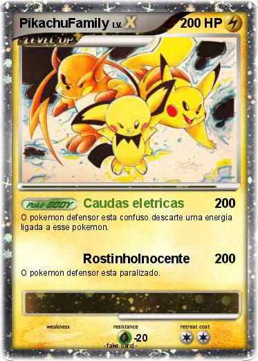 Pokemon PikachuFamily