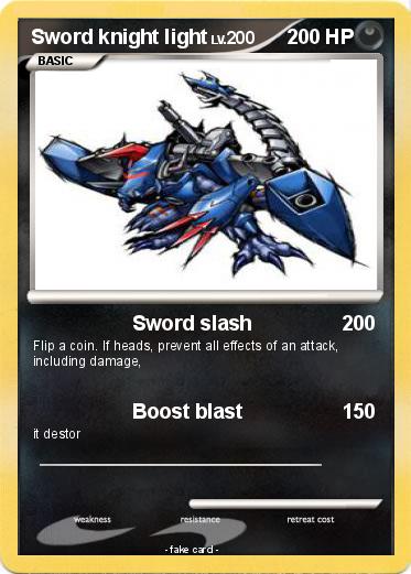 Pokemon Sword knight light
