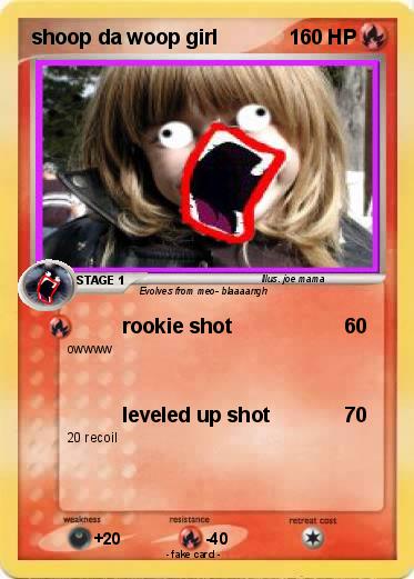 Pokemon shoop da woop girl