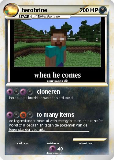 Pokemon herobrine