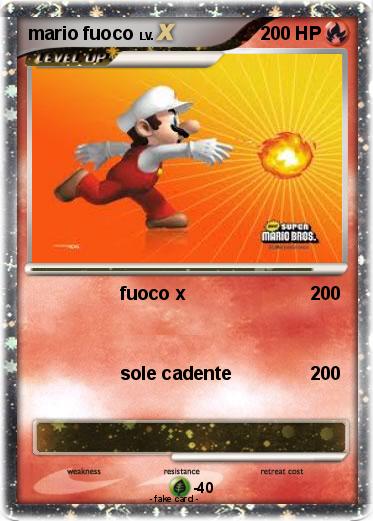 Pokemon mario fuoco