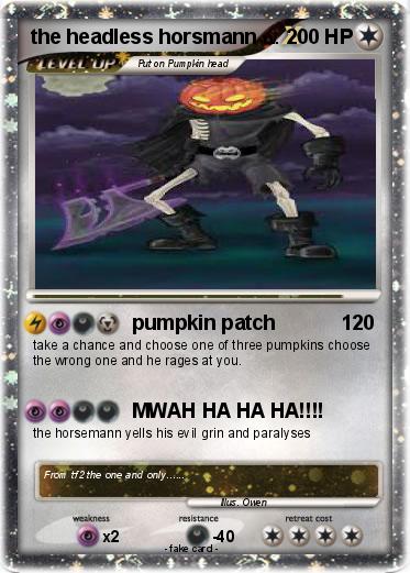 Pokemon the headless horsmann