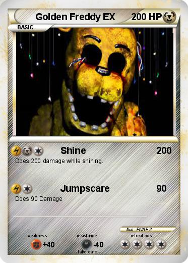 Pokemon Golden Freddy EX