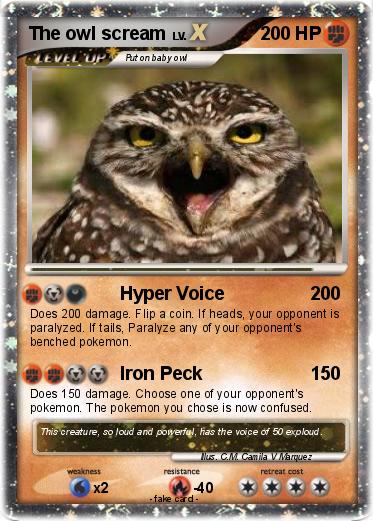 Pokemon The owl scream